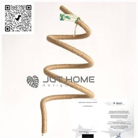 Jut Home Design PODPORA "MINI" do roślin spiralna UNIKATOWA
